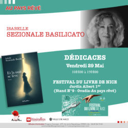 Affiche du Festival du Livre de Nice 2026 avec Isabelle Sezionale Basilicato et Et la nuit se lève